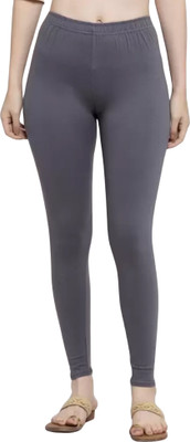 ROYAL COMFORT Ankle Length  Western Wear Legging(Grey, Solid)
