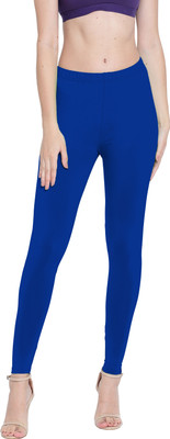 Presta Ankle Length Ethnic Wear Legging(Dark Blue, Solid)