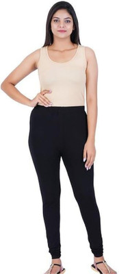 SRISELVAKUMAR Footed  Western Wear Legging(Black, Solid)