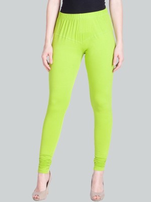 Lyra Churidar  Ethnic Wear Legging(Light Green, Solid)