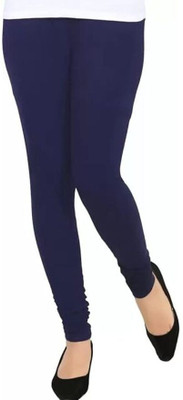chhak Churidar  Ethnic Wear Legging(Blue, Solid)