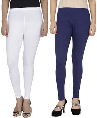 Andrey Ankle Length Western Wear Legging(Maroon, Solid)