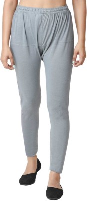 M S N GOLD Churidar  Ethnic Wear Legging(Grey, Solid)