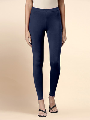 Trendmalls Ankle Length  Ethnic Wear Legging(Dark Blue, Solid)