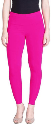 FF CREATIONS Ankle Length  Ethnic Wear Legging(Pink, Solid)