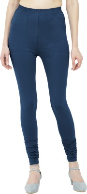 RFC RICH FASHION CLOTHING Churidar  Western Wear Legging(Dark Blue, Solid)