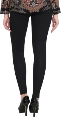 ILAKKI ENTERPRISES Ankle Length  Ethnic Wear Legging(Black, Solid)