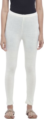 Rangmanch by Pantaloons Ankle Length Ethnic Wear Legging(White, Solid)