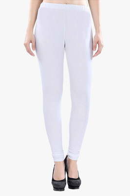 Shobha Expo Creation Stirrup  Western Wear Legging(White, Solid)