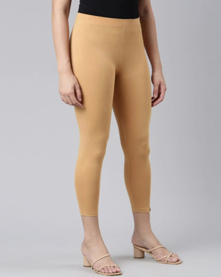 RS FASHION Ankle Length Ethnic Wear Legging(Yellow, Solid)