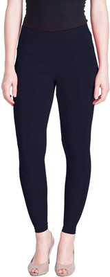 FF CREATIONS Ankle Length  Ethnic Wear Legging(Dark Blue, Solid)