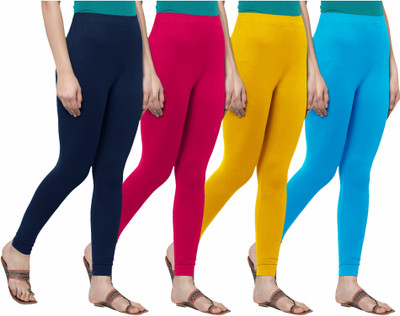 Honeylips Churidar  Western Wear Legging(Multicolor, Solid)