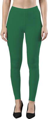 femmora Ankle Length Ethnic Wear Legging(Green, Solid)
