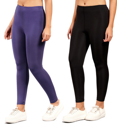 Kyk Western Wear Legging(Purple, Black, Solid)