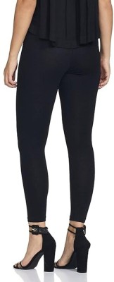 SRK Ankle Length Western Wear Legging(Black, Solid)