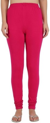 NYMEX Ankle Length  Western Wear Legging(Pink, Solid)