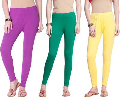 Dollar Missy Ankle Length  Ethnic Wear Legging(Multicolor, Solid)