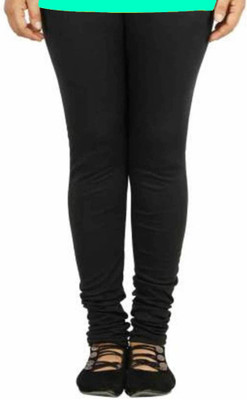 ACD FASHION Churidar  Winter Wear Legging(Black, Solid)