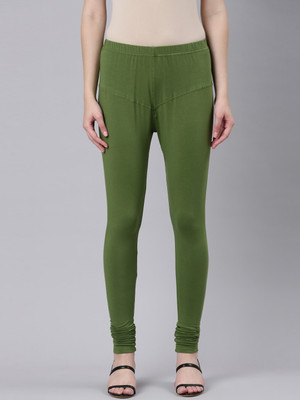 DIXCY SCOTT SLIMZ Western Wear Legging(Green, Solid)