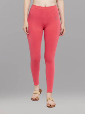Style Access Ankle Length Ethnic Wear Legging(Pink, Solid)