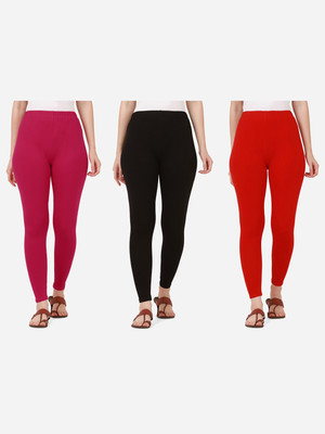 CORSICA Ankle Length  Western Wear Legging(Multicolor, Solid)