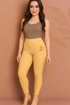 KK YARA Western Wear Legging(Beige, Solid)