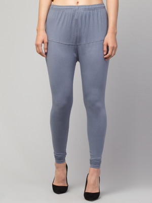 HouseOfCommon Western Wear Legging(Grey, Solid)
