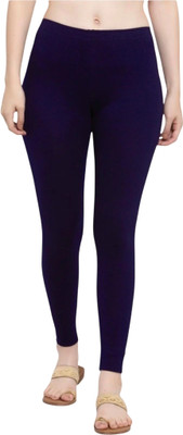 MIKRAM Ankle Length Western Wear Legging(Blue, Solid)