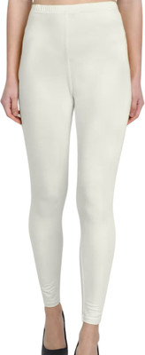 BuyNMart Ankle Length  Western Wear Legging(White, Solid)