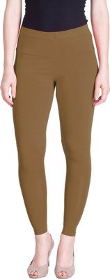 Lyra Churidar  Western Wear Legging(Beige, Solid)