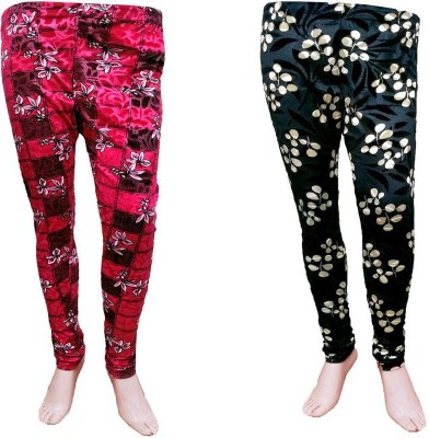 Indistar Ankle Length  Western Wear Legging(Pink, Black, Printed)