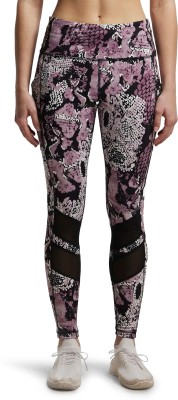 JOCKEY Ankle Length Western Wear Legging(Pink, Self Design)