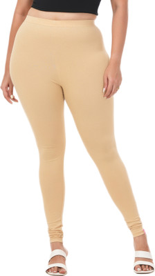 LoveiT Churidar  Western Wear Legging(Beige, Solid)
