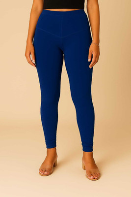 SAHINADUPATTA Churidar  Ethnic Wear Legging(Blue, Solid)
