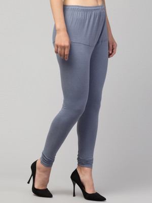 HouseOfCommon Western Wear Legging(Grey, Solid)