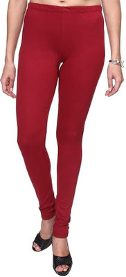 vrindasoft Churidar  Western Wear Legging(Pink, Solid)