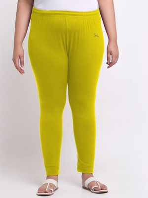 Trend Level Western Wear Legging(Green, Solid)