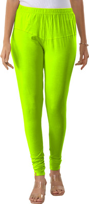 Lyra Churidar  Ethnic Wear Legging(Green, Solid)