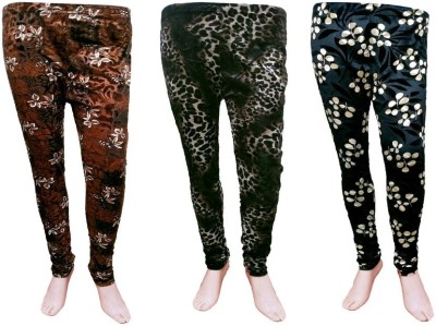 Indistar Ankle Length  Western Wear Legging(Brown, Grey, Black, Printed)