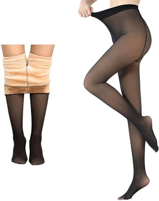 HSR Winter Warm Thermal Fleece Women Leggings Waist Size : 26 to 34 Inch Stretchable Women Pyjama Thermal