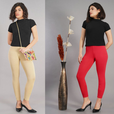Shsuvia Ankle Length Western Wear Legging(Multicolor, Solid)
