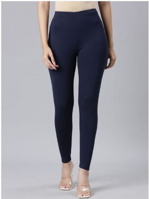 vax vax Ankle Length  Winter Wear Legging(Dark Blue, Solid)