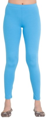 OneSky Footed  Western Wear Legging(Light Blue, Solid)