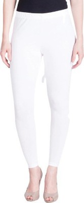 MY MAYRA Ankle Length  Western Wear Legging(White, Solid)