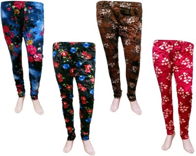 Indistar Ankle Length  Western Wear Legging(Blue, Brown, Red, Printed)