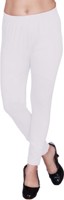 WEAR AND WOW Ankle Length Western Wear Legging(White, Solid)
