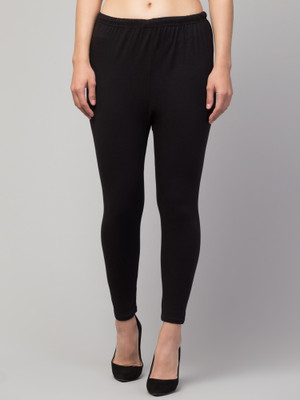 sabnur Ankle Length Western Wear Legging(Black, Solid)