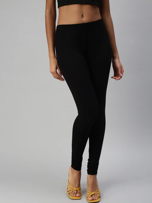 DEBNATH HOSHIYARI Churidar Length Ethnic Wear Legging(Black, Solid)