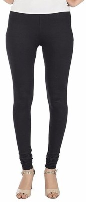 Nandani Jha Churidar  Western Wear Legging(Black, Solid)