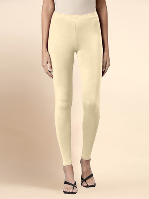 Trendmalls Ankle Length  Ethnic Wear Legging(Beige, Solid)